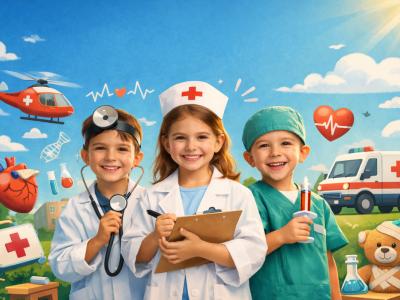 Interaktyvi medicinos stovykla vaikams